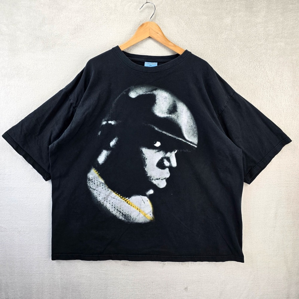 Vintage Biggie Smalls Shirt Mens 4XL Rap Tee Russon Wear Notorious Big Hip Hop